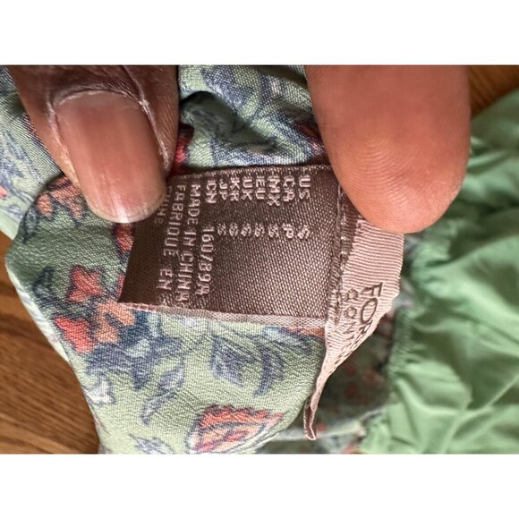 Forever 21 Floral Sleeveless Mint Green Dress With Buttons & Pockets Knee-Length - Picture 8 of 15